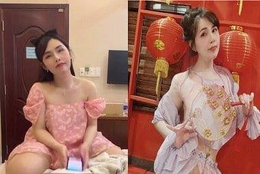 Em đào 2m5 nhấp nhổ cực sướng