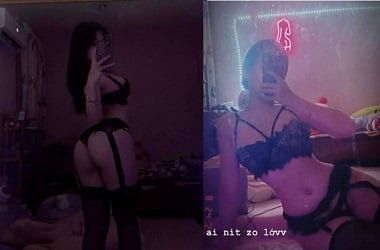 Mặc đồ ren là thú vui của em gái