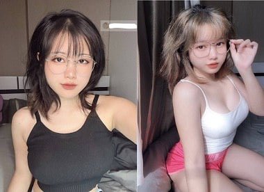 Cô gái cosplay Anna thực hiện hành động tình dục quyến rũ