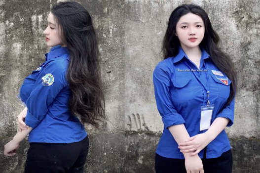 Vẻ quyến rũ của nữ sinh viên tình nguyện với sức hút lôi cuốn